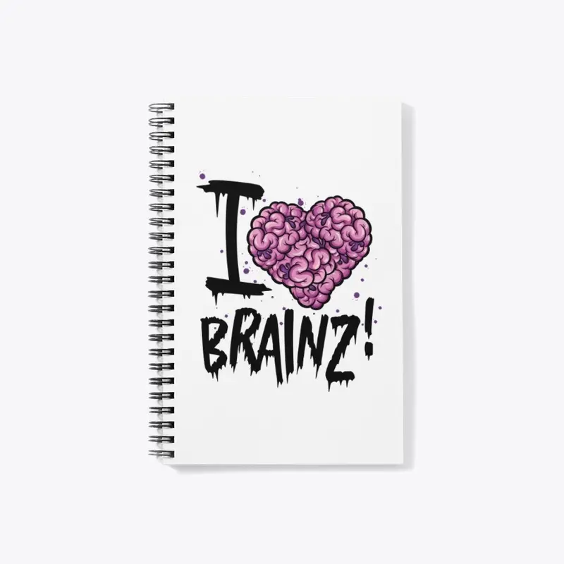 I Love Brainz! - Zombie T-Shirt (Light)