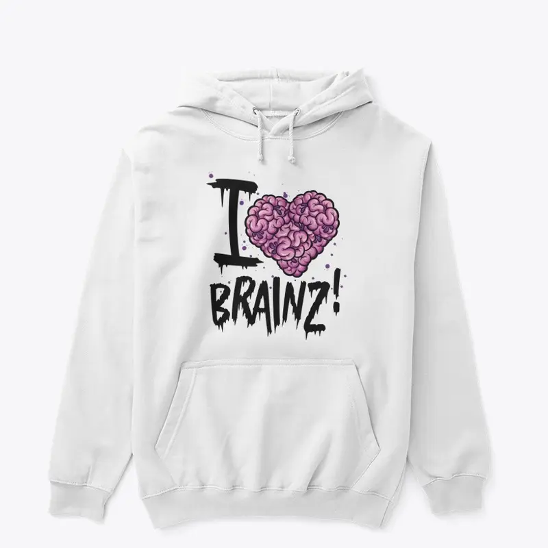 I Love Brainz! - Zombie T-Shirt (Light)